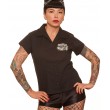 Dragstrip Kustom 2-wheeled-for-life-diner-shirt